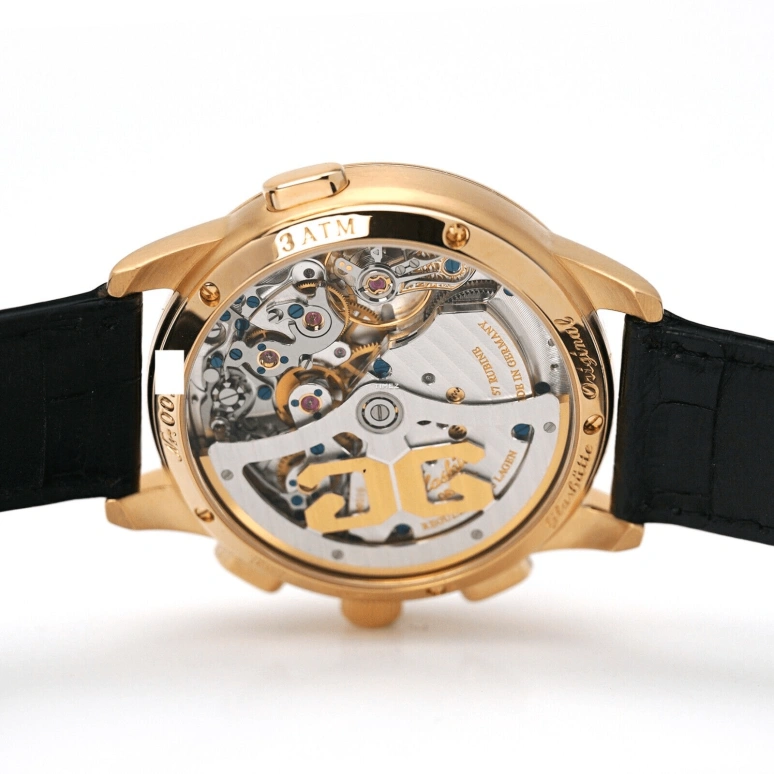 Glashütte Original,Pano 39.30mm,39.30mm,Rose Gold,Black,Automatic,Chronograph,Day,95,95-01-11-01-04