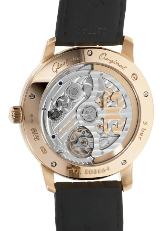 Glashütte Original,Senator 42mm,42mm,Red Gold,Blue,Automatic,100hours,In-house Caliber,1,1-36-01-06-05-31