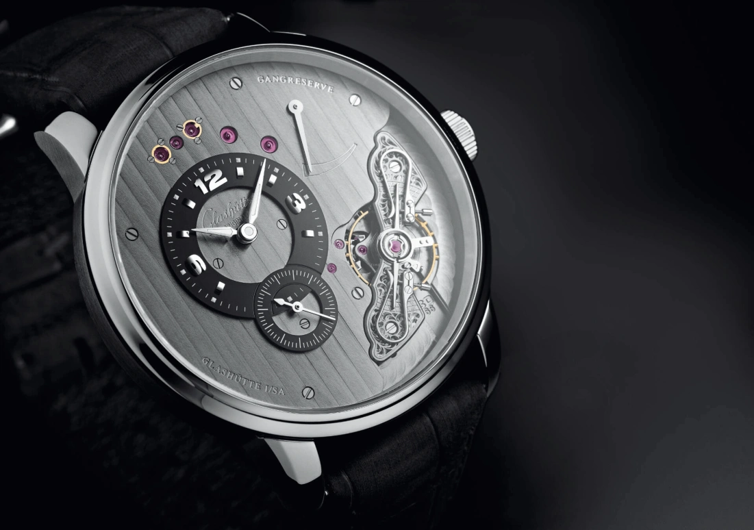 Glashütte Original,PanoMatic 42mm,42mm,Stainless Steel,Black,Handwound,41hours,In-house Caliber,1,1-66-06-04-22-71