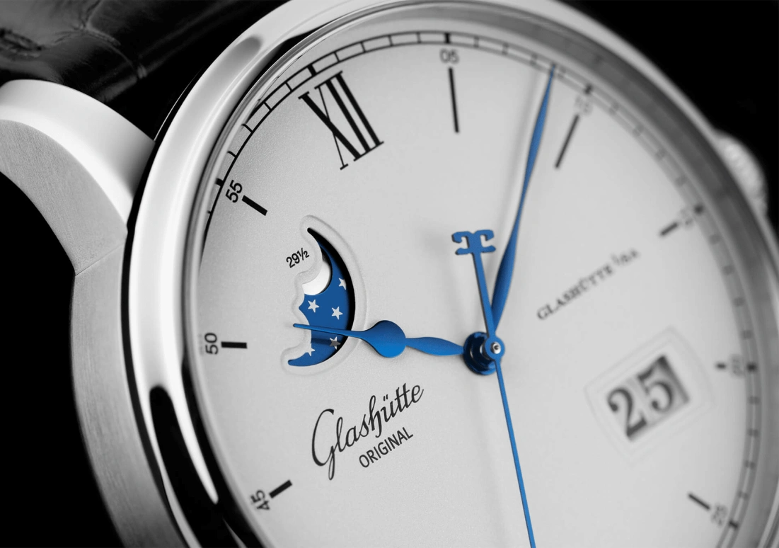 Glashütte Original,Senator 40mm,40mm,Stainless Steel,White,Automatic,100hours,In-house Caliber,1,1-36-04-01-02-64