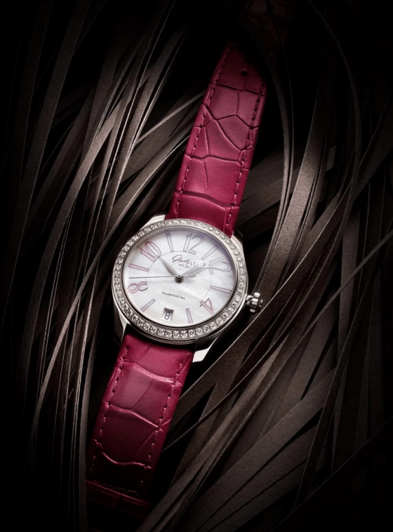 Glashütte Original,Lady Serenade 36mm,36mm,Stainless Steel,Silver,White,Automatic,Day,Sapphire,1,1-39-22-22-22-04