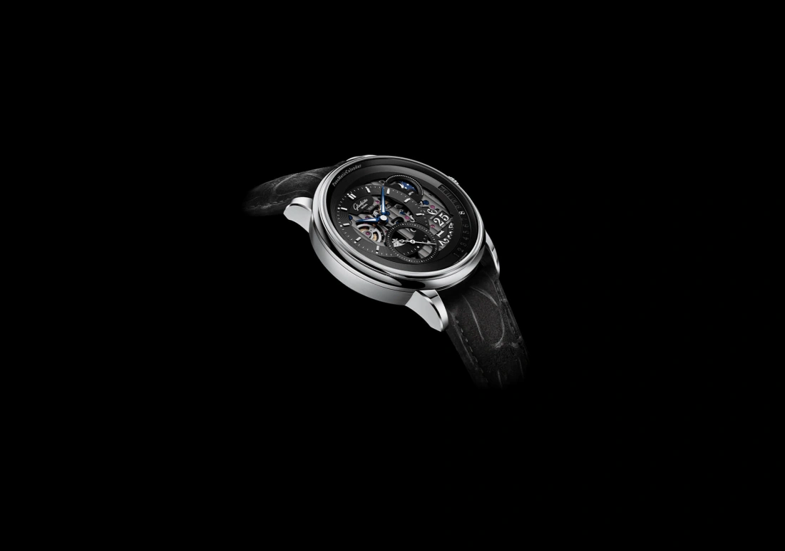 Glashütte Original,PanoMatic 42mm,42mm,Platinum,Luminous,Black,Automatic,100hours,In-house Caliber,1,1-92-10-01-03-62