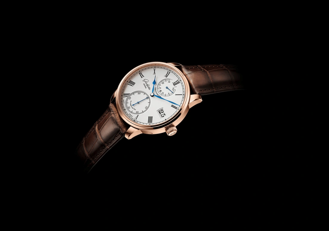 Glashütte Original,Senator 42mm,42mm,Red Gold,Silver,Handwound,Power Reserve Indicator,Big Date,1,1-58-01-02-05-30