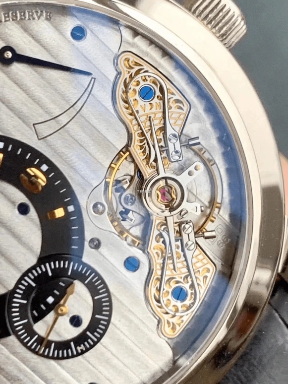 Glashütte Original,PanoMatic 42mm,42mm,White Gold,White,Handwound,Sapphire,Crystal Glass,Round,66,66-01-04-14-05
