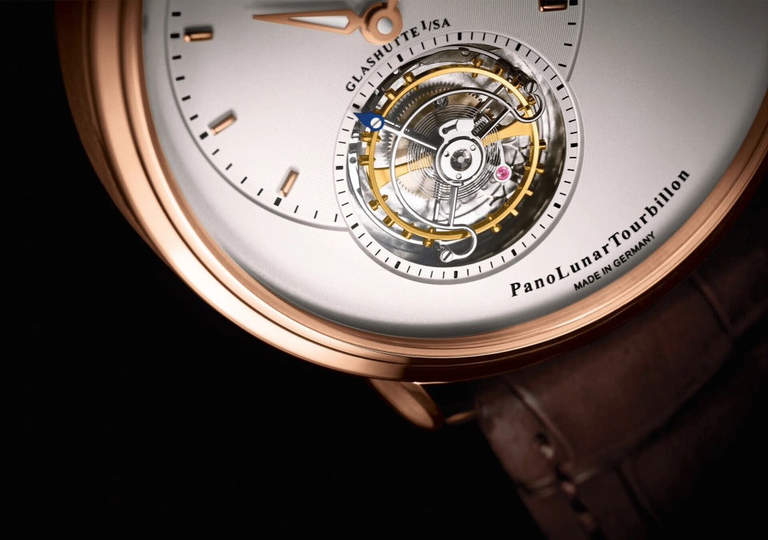 Glashütte Original,Pano 40mm,40mm,Red Gold,Silver,Automatic,Moonphase,Tourbillon Escapement,Big Date,1,1-93-02-05-05-04