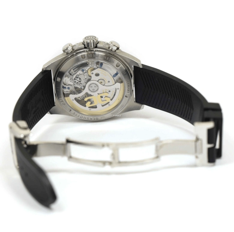 Glashütte Original,Spezialist 43.20mm,43.20mm,Stainless Steel,Ceramic,Blue,Automatic,Chronograph,Flyback,Big Date,1,1-37-23-02-81-33