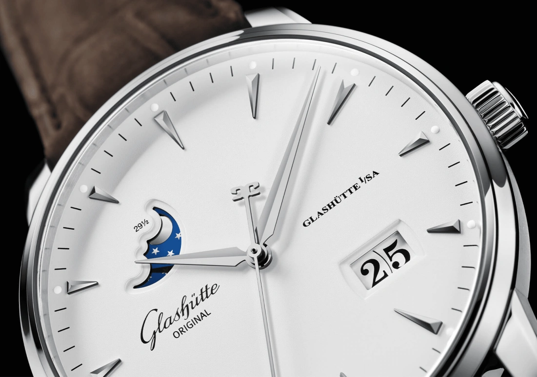 Glashütte Original,Senator 42mm,42mm,Stainless Steel,Luminous,White,Automatic,100hours,In-house Caliber,1,1-36-04-05-02-71