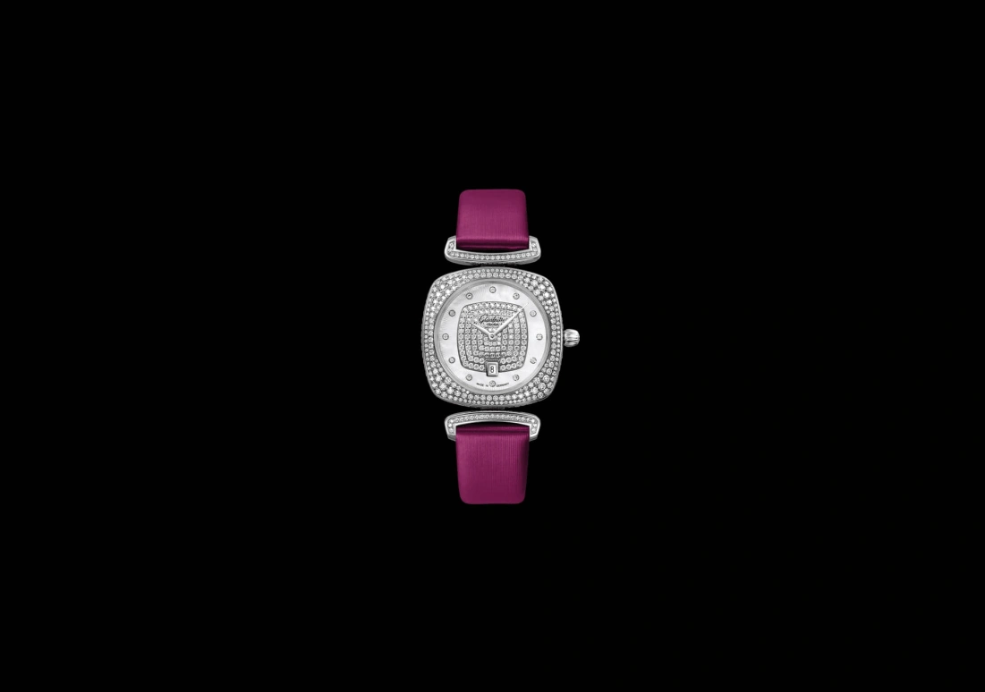 Glashütte Original,Pavonina 31mm,31mm,White Gold,White,Quartz,Date,35712hours,1,1-03-01-05-34-30