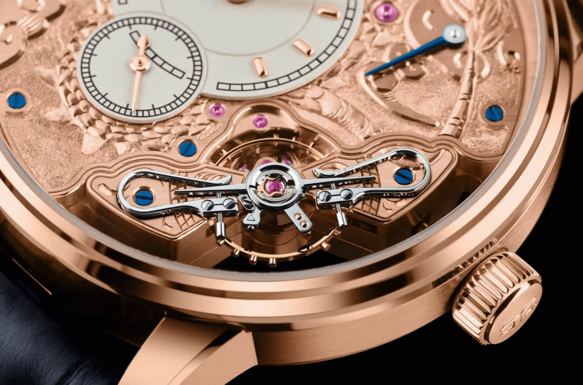 Glashütte Original,Pavonina 42mm,42mm,Red Gold,Rose Gold,Handwound,Chronograph,Power Reserve Indicator,1,1-66-13-01-05-61