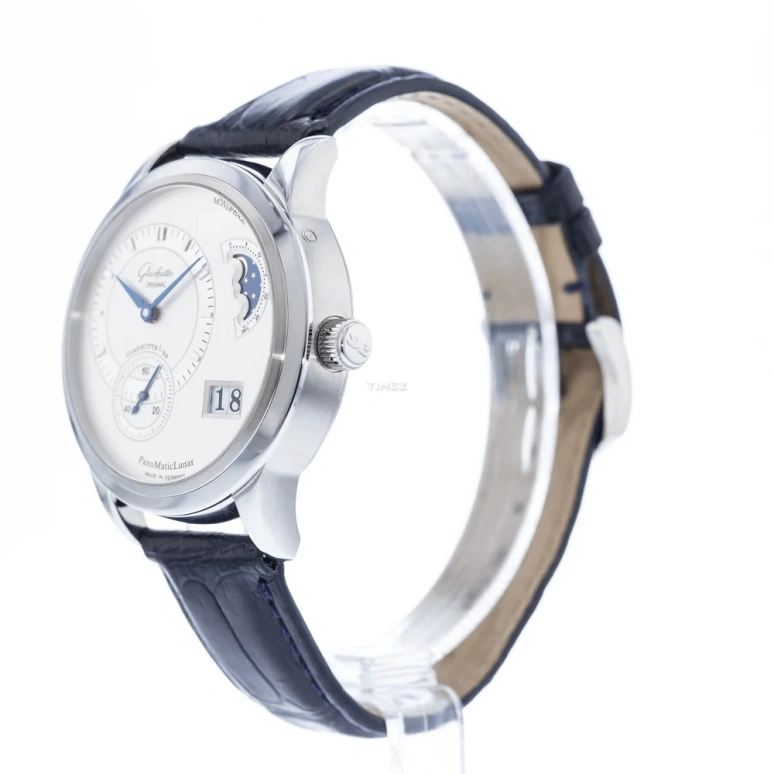 Glashütte Original,PanoMatic 39.40mm,39.40mm,Stainless Steel,Silver White,Automatic,Moonphase,Big Date,1,1-90-02-02-02-04