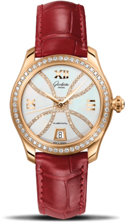 Glashütte Original,Lady Serenade 36mm,36mm,Red Gold,White,Automatic,Day,40hours,1,1-39-22-14-11-44