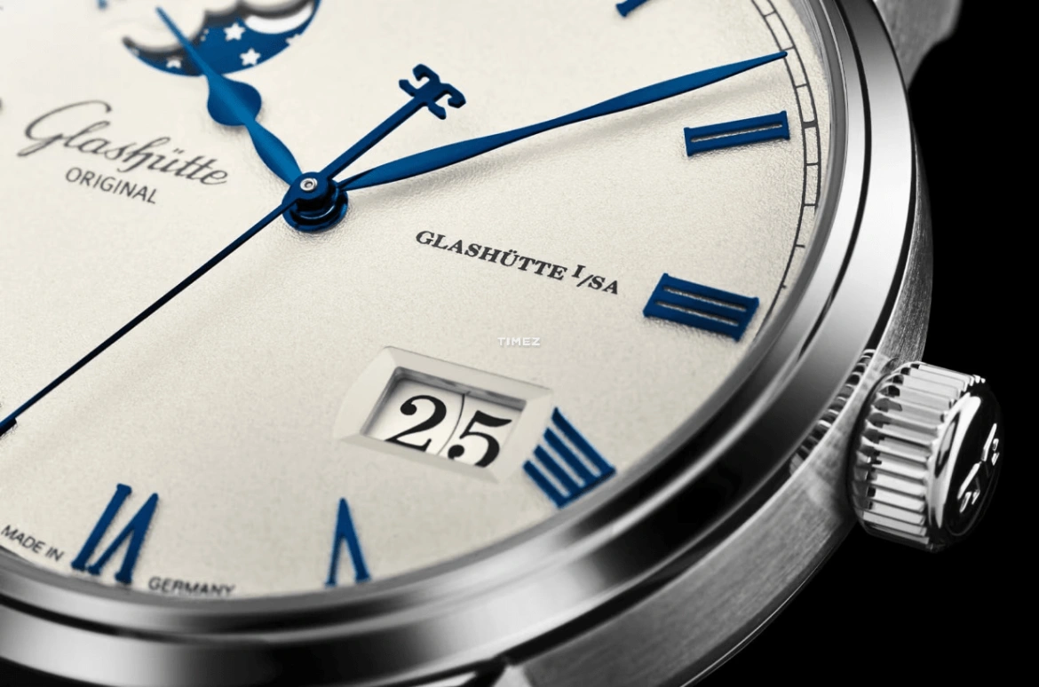 Glashütte Original,Senator 40mm,40mm,Stainless Steel,White,Automatic,Moonphase,Big Date,1,1-36-24-05-02-64