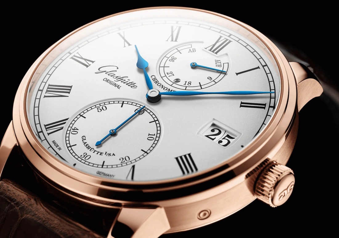 Glashütte Original,Senator 42mm,42mm,Red Gold,Silver,Handwound,Power Reserve Indicator,Big Date,1,1-58-01-02-05-30