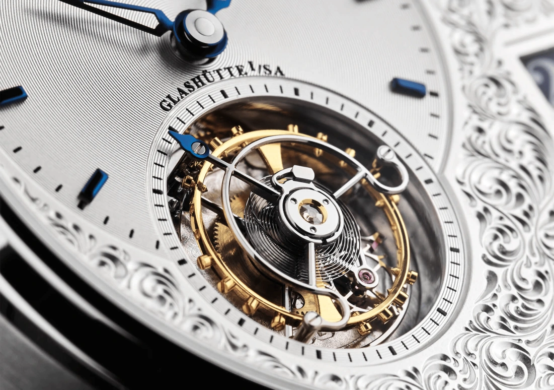 Glashütte Original,Pano 40mm,40mm,Red Gold,Silver,Automatic,Moonphase,Tourbillon Escapement,Big Date,1,1-93-12-01-03-30