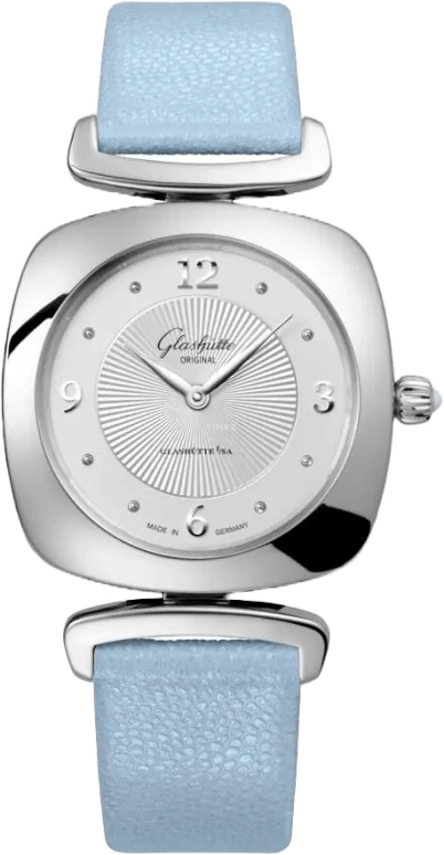 Glashütte Original,Pavonina 31mm,31mm,Stainless Steel,Silver,Quartz,Day,35712hours,1,1-03-02-10-02-34