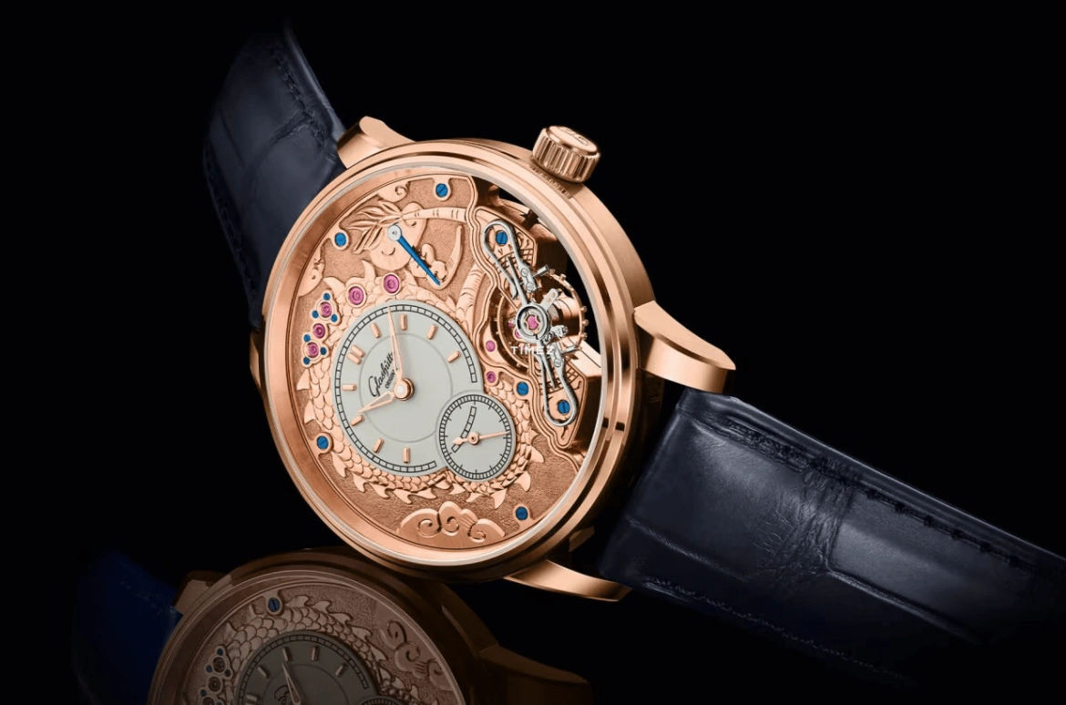 Glashütte Original,Pavonina 42mm,42mm,Red Gold,Rose Gold,Handwound,Chronograph,Power Reserve Indicator,1,1-66-13-01-05-61