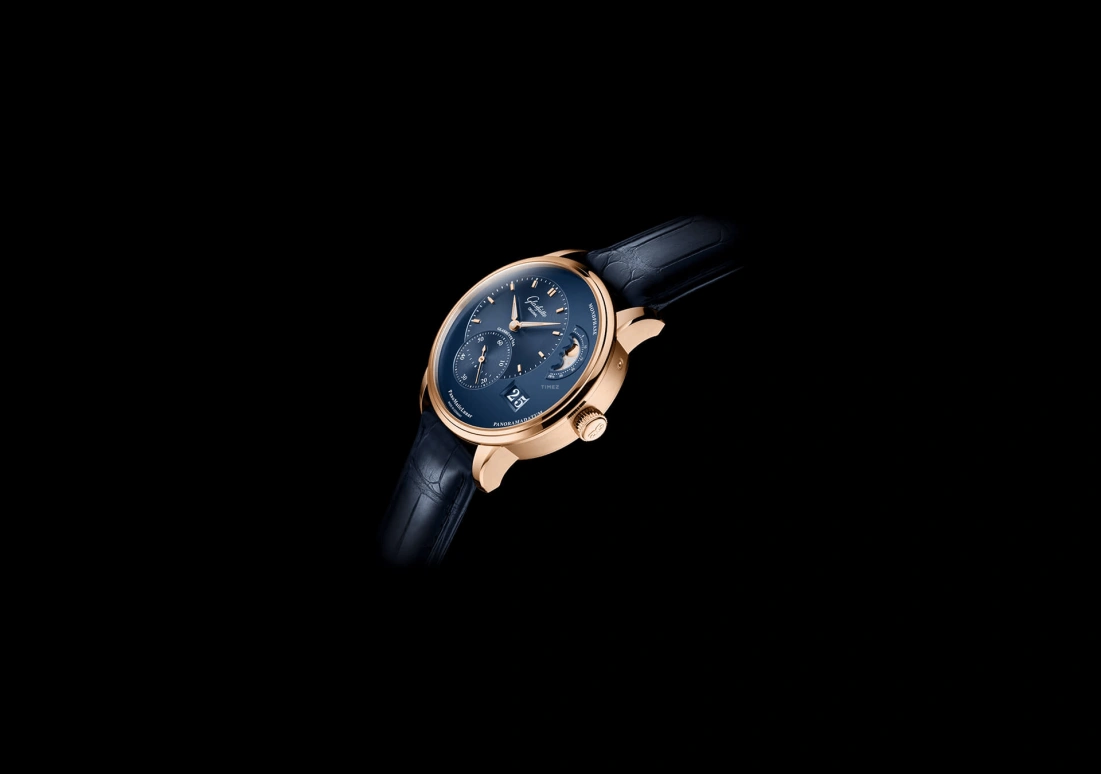 Glashütte Original,PanoMatic 40mm,40mm,Red Gold,Blue,Automatic,42hours,In-house Caliber,1,1-90-02-11-35-61