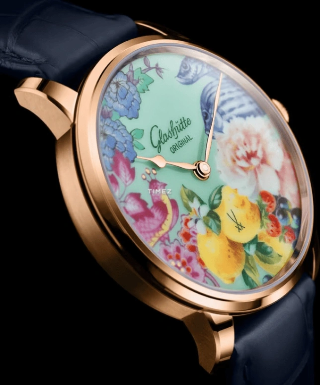 Glashütte Original,Senator 40mm,40mm,Red Gold,Multi-Color,Green,Automatic,100hours,In-house Caliber,1,1-36-16-01-05-01