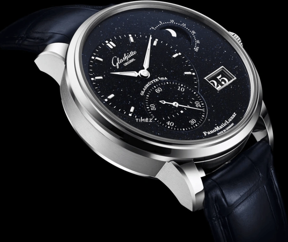 Glashütte Original,PanoMatic Luna 40mm,40mm,Platinum,Blue,Automatic,Moonphase,Big Date,1,1-92-14-01-03-61