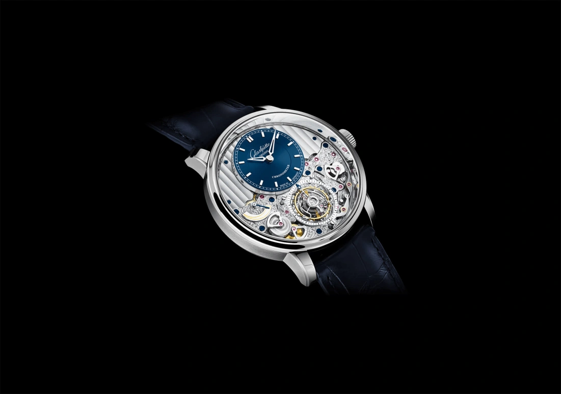Glashütte Original,Senator 42mm,42mm,Platinum,Blue,Automatic,Tourbillon Escapement,Big Date,1,1-58-05-01-03-30