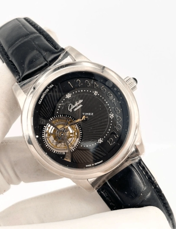 Glashütte Original,Senator 39.90mm,39.90mm,Platinum,Black,Handwound,Tourbillon,Retrograde,1,1-46-02-03-03-04