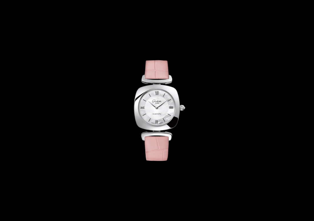 Glashütte Original,Pavonina 31mm,31mm,Red Gold,Stainless Steel,White,Quartz,Day,35712hours,1,1-03-02-05-02-31