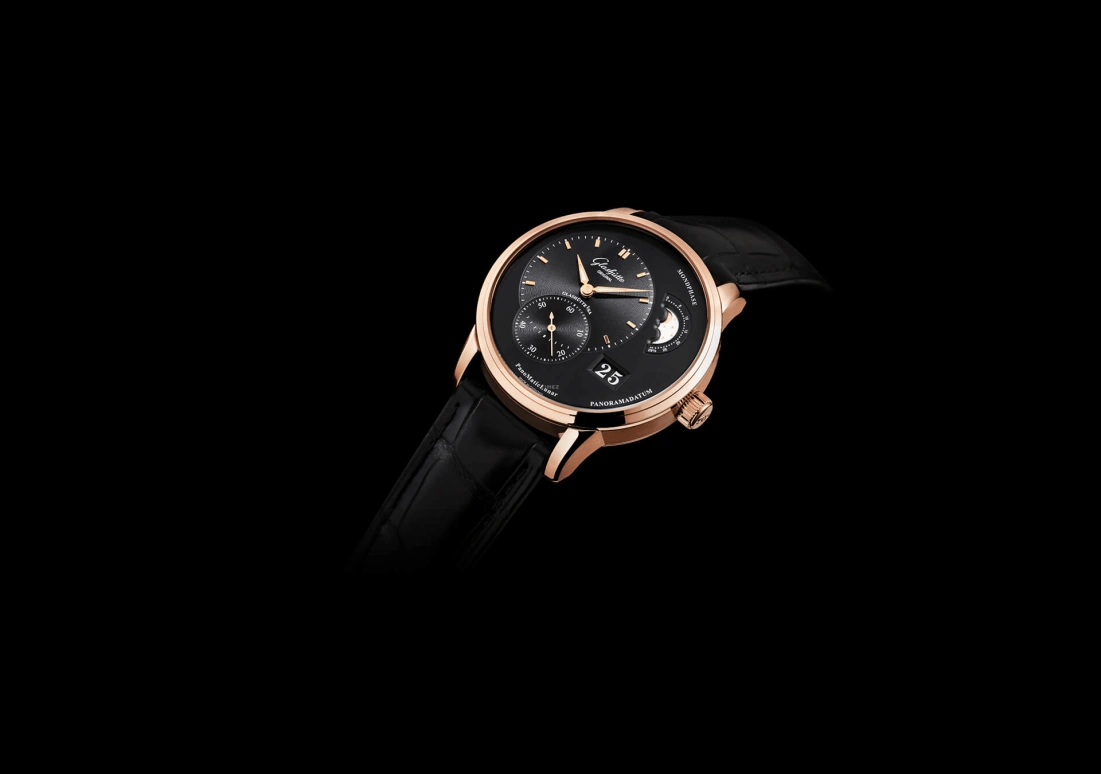 Glashütte Original,PanoMatic 40mm,40mm,Red Gold,Black,Automatic,42hours,In-house Caliber,1,1-90-02-49-35-61