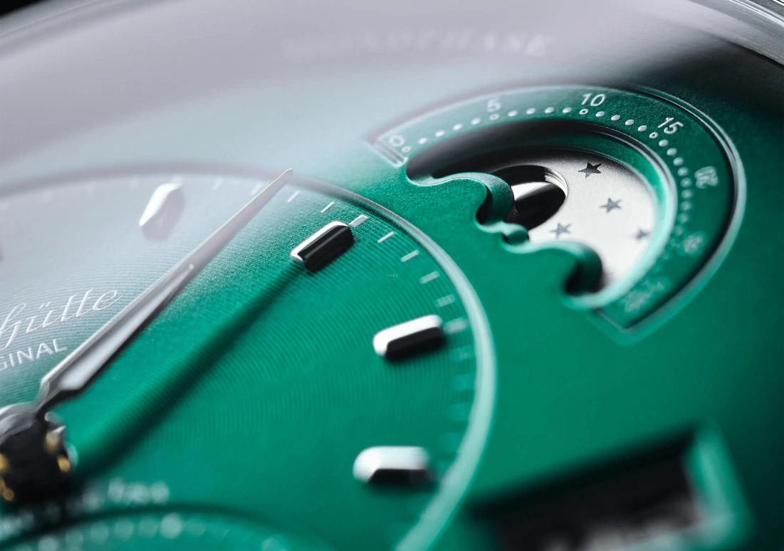 Glashütte Original,Pano 40mm,40mm,Stainless Steel,Green,Automatic,Moonphase,Big Date,1,1-90-02-13-32-70
