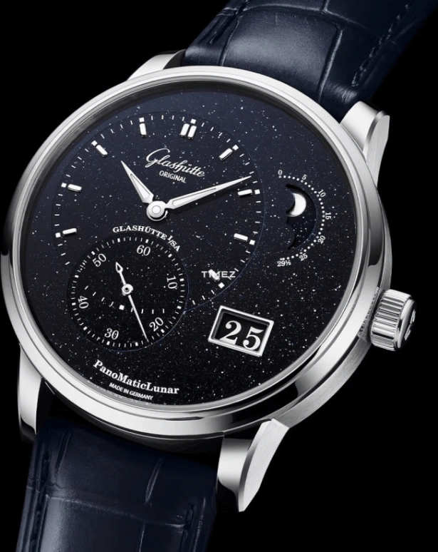 Glashütte Original,PanoMatic Luna 40mm,40mm,Platinum,Blue,Automatic,Moonphase,Big Date,1,1-92-14-01-03-61