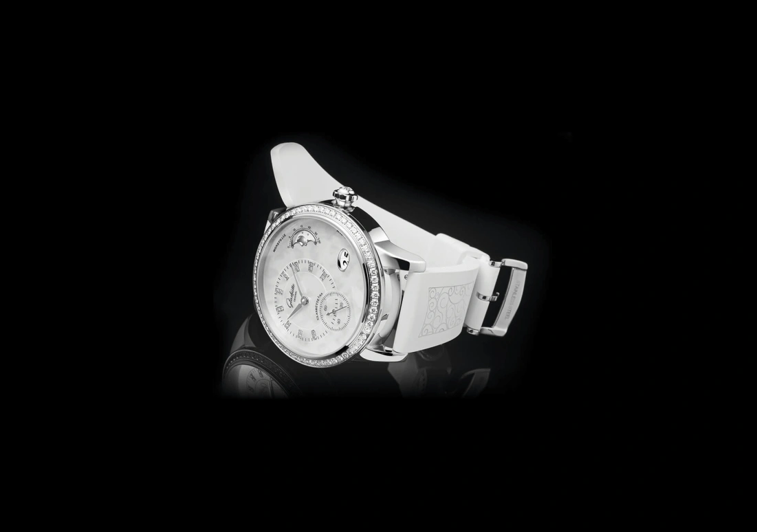 Glashütte Original,Pano 39.40mm,39.40mm,Stainless Steel,White,Automatic,Moonphase,Big Date,1,1-90-12-01-12-04