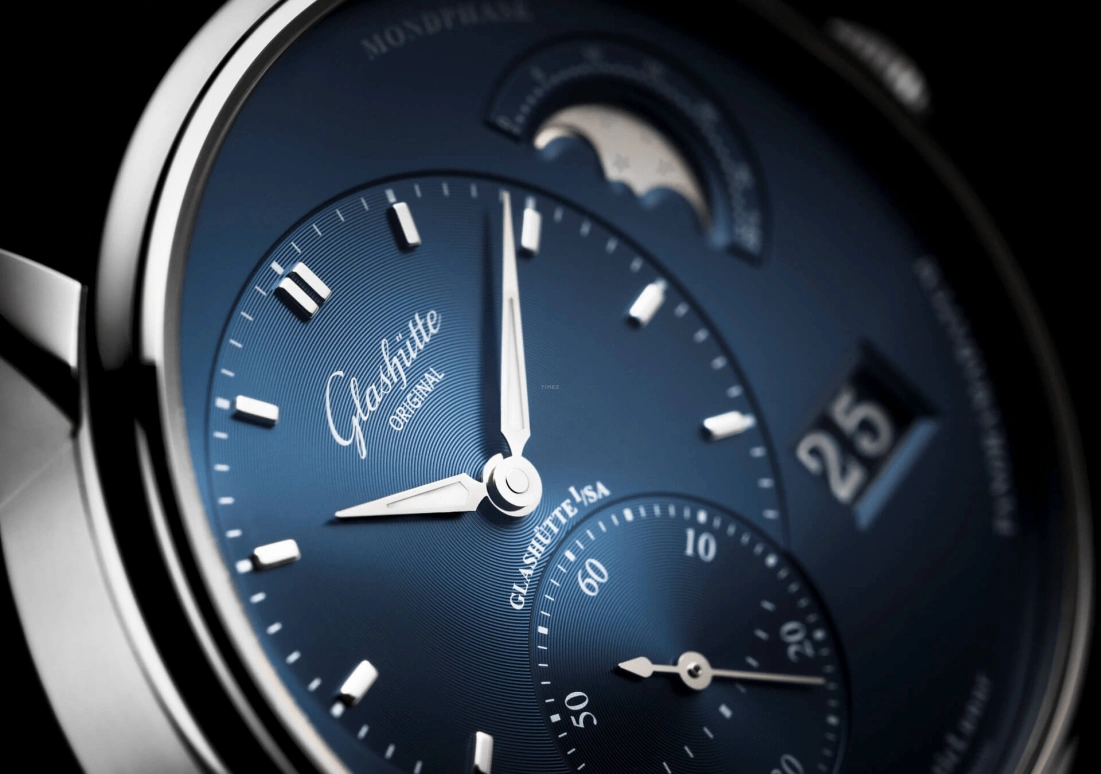 Glashütte Original,PanoMatic 40mm,40mm,Stainless Steel,Blue,Automatic,42hours,In-house Caliber,1,1-90-02-46-32-64