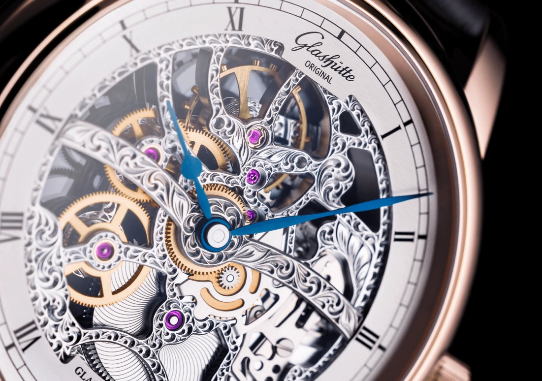 Glashütte Original,Senator 42mm,42mm,Red Gold,Skeleton,Handwound,40hours,In-house Caliber,1,1-49-18-01-05-30