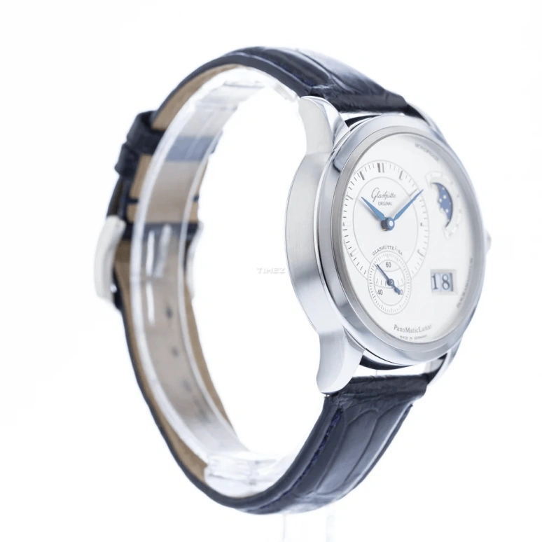 Glashütte Original,PanoMatic 39.40mm,39.40mm,Stainless Steel,Silver White,Automatic,Moonphase,Big Date,1,1-90-02-02-02-04