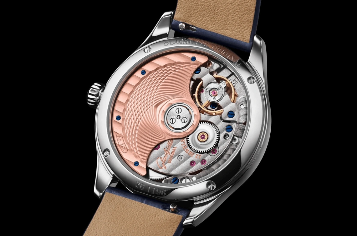 Glashütte Original,Serenade Luna 32.50mm,32.50mm,Stainless Steel,Blue,Automatic,Moonphase,Sapphire,Crystal Glass,1,1-35-14-03-02-04
