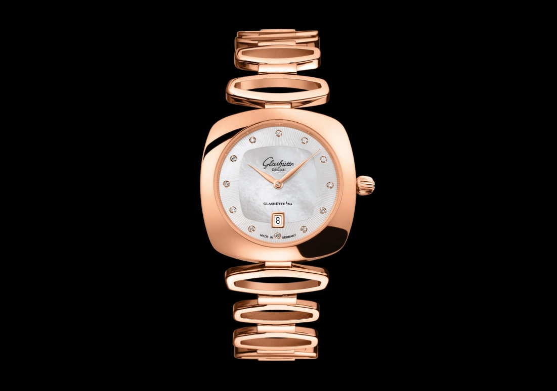 Glashütte Original,Pavonina 31mm,31mm,Red Gold,White,Quartz,Date,35712hours,1,1-03-01-08-05-14