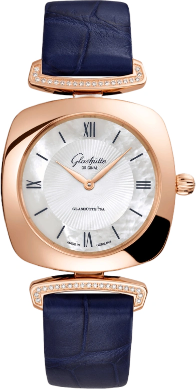 Glashütte Original,Pavonina 31mm,31mm,Red Gold,White,Quartz,Day,35712hours,1,1-03-02-05-05-30