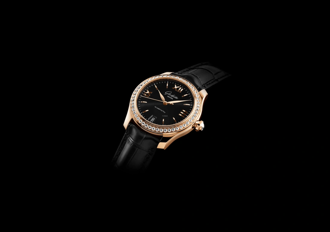 Glashütte Original,Lady Serenade 36mm,36mm,Rose Gold,Black,Automatic,Date,40hours,1,1-39-22-18-11-04