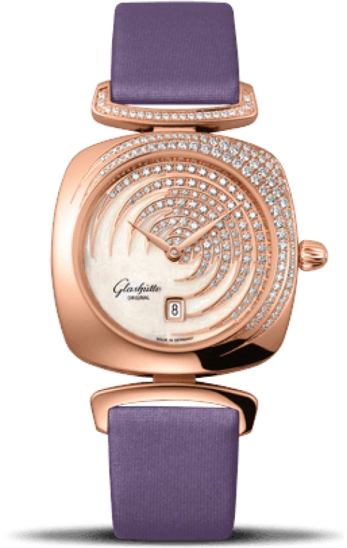 Glashütte Original,Pavonina 31mm,31mm,Red Gold,Silver White,Quartz,Day,35712hours,1,1-03-01-03-15-01