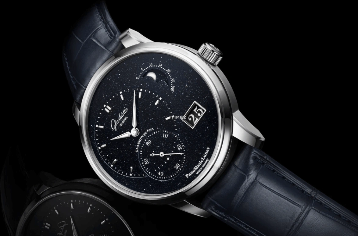 Glashütte Original,PanoMatic Luna 40mm,40mm,Platinum,Blue,Automatic,Moonphase,Big Date,1,1-92-14-01-03-61