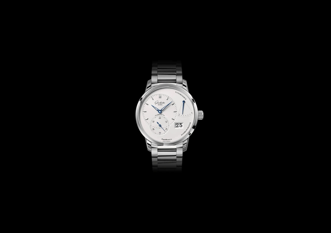 Glashütte Original,PanoMatic 40mm,40mm,Stainless Steel,Silver,White,Handwound,42hours,In-house Caliber,1,1-65-01-22-12-64