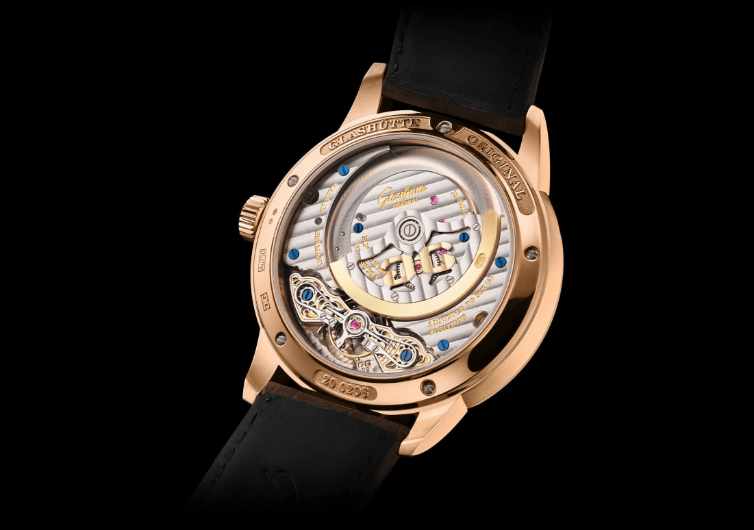 Glashütte Original,PanoMatic 42mm,42mm,Red Gold,Silver White,Luminous,Automatic,100hours,In-house Caliber,1,1-92-09-02-05-62