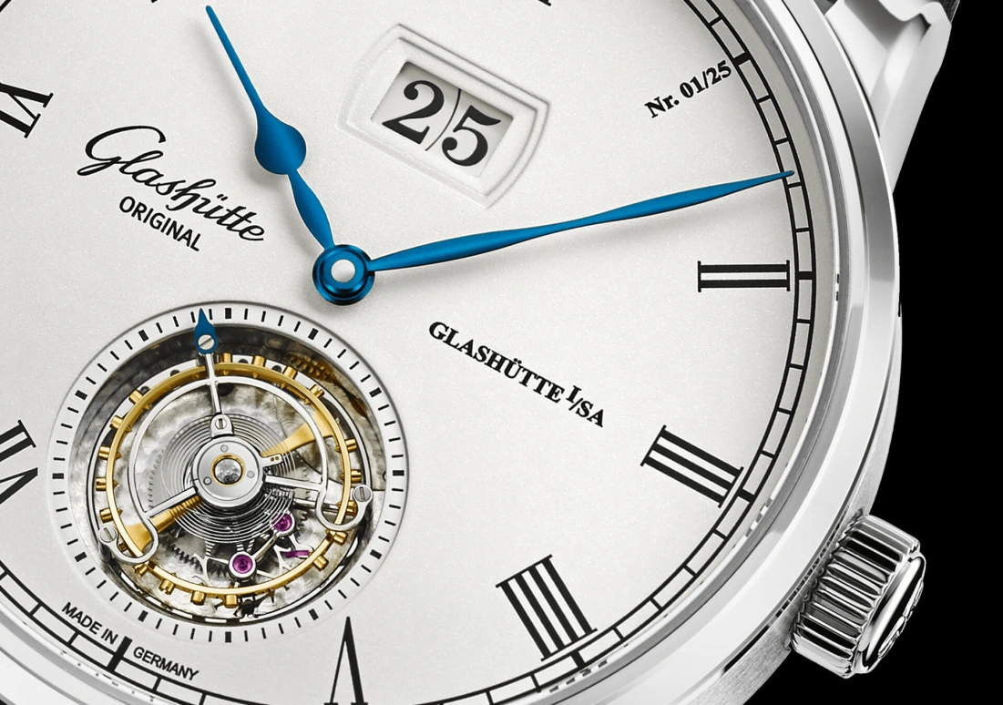 Glashütte Original,Senator 42mm,42mm,White Gold,Silver,Automatic,Tourbillon Escapement,Big Date,1,1-94-03-05-04-30