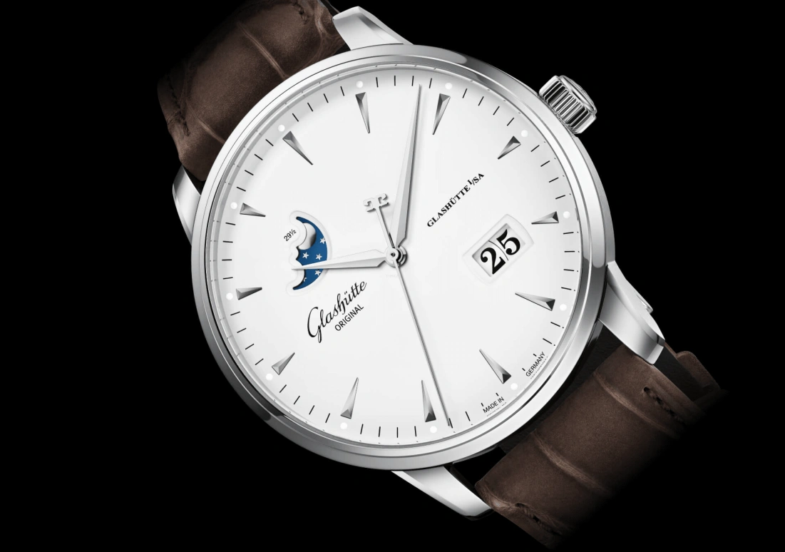 Glashütte Original,Senator 42mm,42mm,Stainless Steel,Luminous,White,Automatic,100hours,In-house Caliber,1,1-36-04-05-02-71