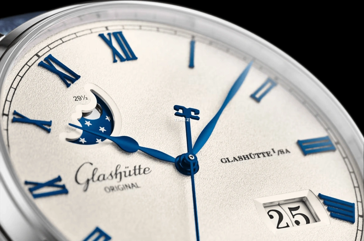 Glashütte Original,Senator 40mm,40mm,Stainless Steel,White,Automatic,Moonphase,Big Date,1,1-36-24-05-02-64