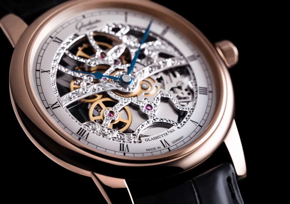 Glashütte Original,Senator 42mm,42mm,Red Gold,Skeleton,Handwound,40hours,In-house Caliber,1,1-49-18-01-05-30