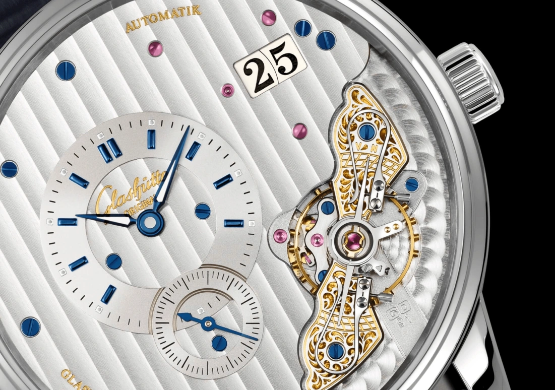 Glashütte Original,PanoMatic 42mm,42mm,Stainless Steel,Automatic,42hours,In-house Caliber,1,1-91-02-02-02-61