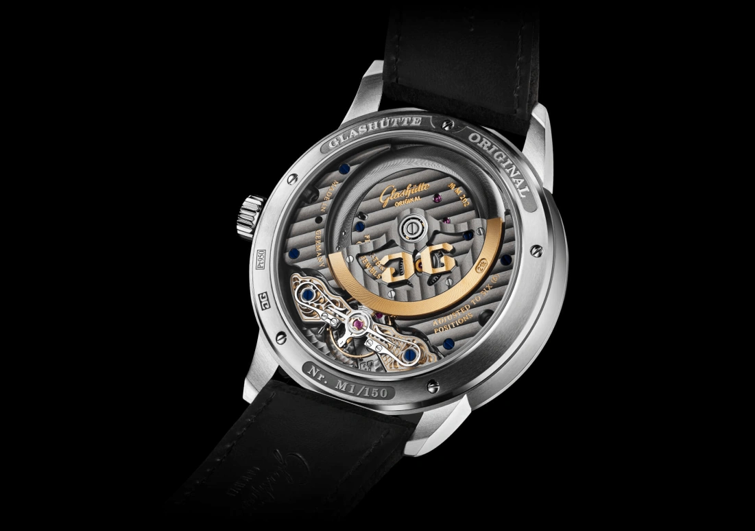 Glashütte Original,PanoMatic 42mm,42mm,Platinum,Luminous,Black,Automatic,100hours,In-house Caliber,1,1-92-10-01-03-62
