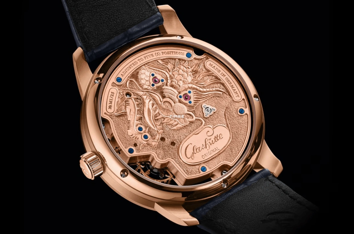 Glashütte Original,Pavonina 42mm,42mm,Red Gold,Rose Gold,Handwound,Chronograph,Power Reserve Indicator,1,1-66-13-01-05-61