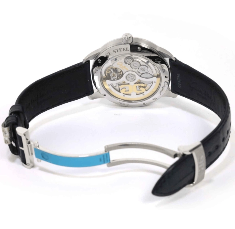 Glashütte Original,Senator 42mm,42mm,Stainless Steel,Silver,Automatic,100hours,In-house Caliber,1,1-36-01-07-02-30