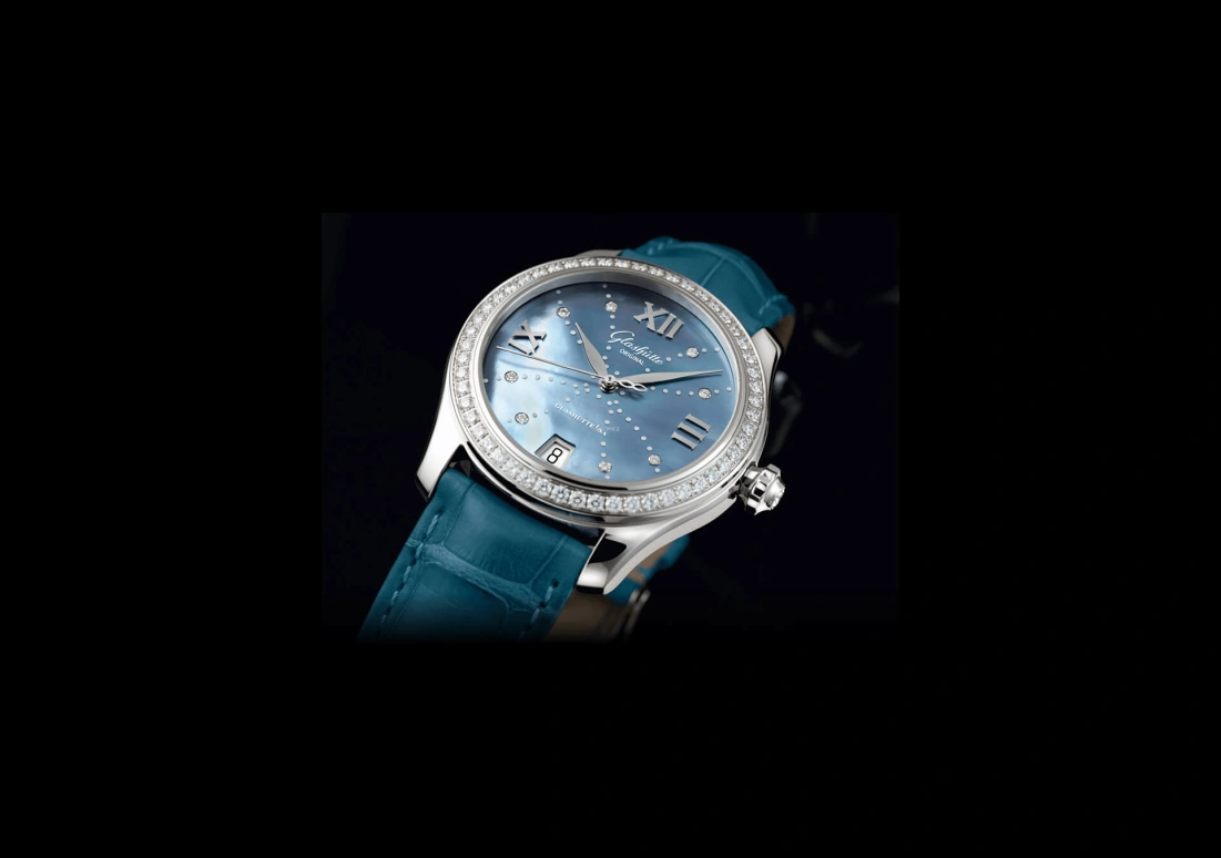 Glashütte Original,Lady Serenade 36mm,36mm,Stainless Steel,Blue,Automatic,Date,40hours,1,1-39-22-11-22-04